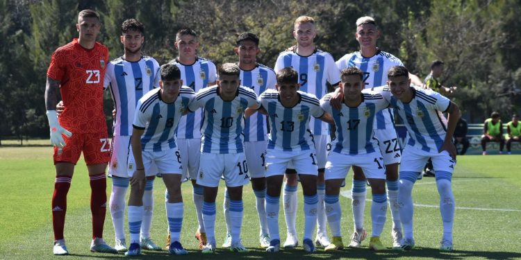 Nico Paz y Lucas Esquivel, titulares en el amistoso de la Selección Sub 23 ante Venezuela