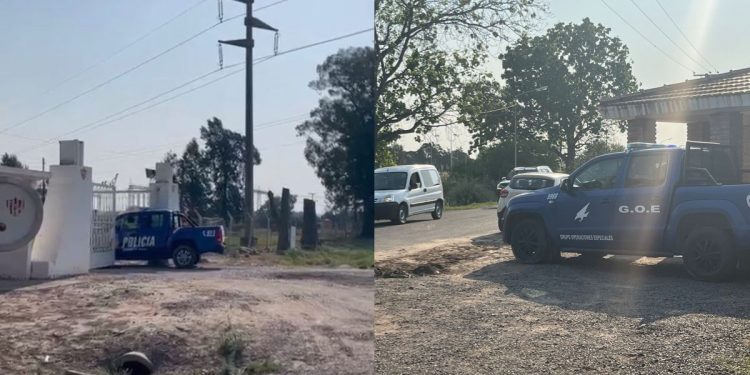 Triste: Colón y Unión entrenaron custodiados por la policía