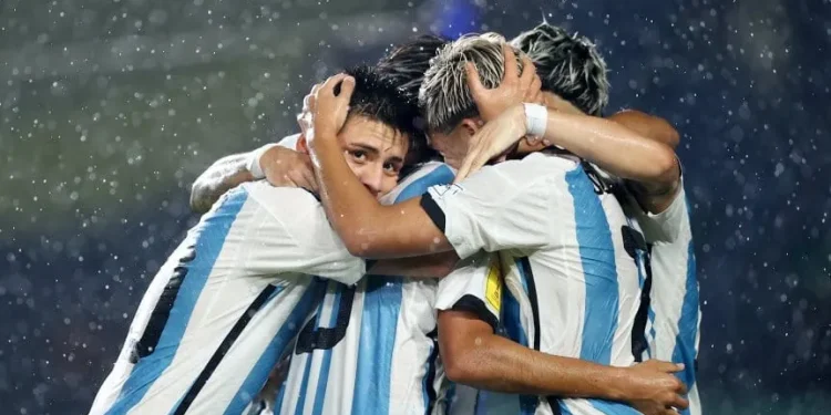 Argentina aplastó a Venezuela y jugará los 4tos de final del Mundial Sub 17 ante Brasil