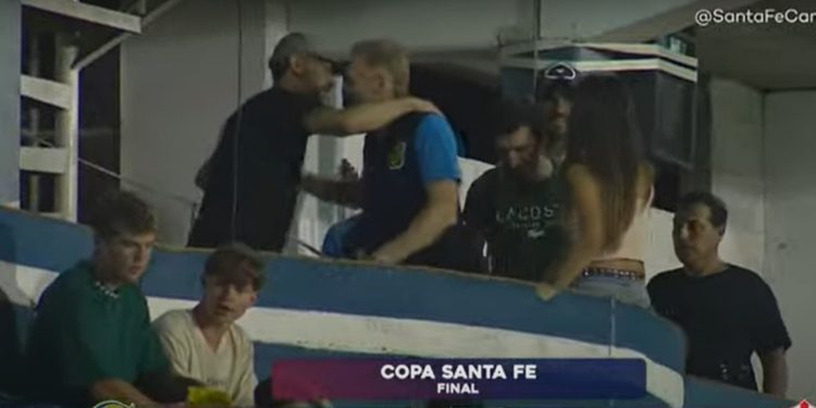 El Kily González, presente en Rafaela para ver la final de la Copa Santa Fe