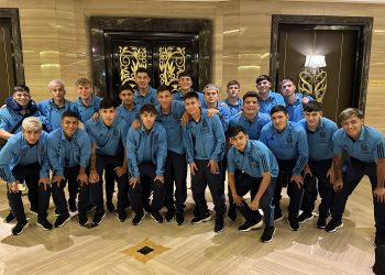 Con el arquero Tatengue Froilán Díaz, la Sub 17 entrenó en Indonesia y se prepara para el Mundial