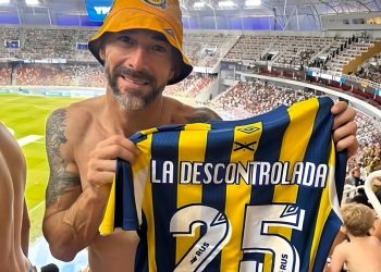 El Kily ayer festejó el título de Central como un hincha más