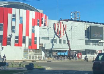 Tras los reclamos, Unión comenzó a trabajar en la fachada del 15 de Abril