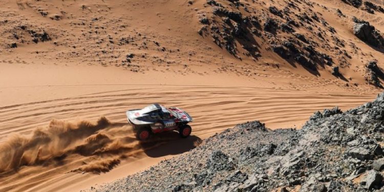 Audi y Mattias Ekström se imponen en el primer día del Rally Dakar