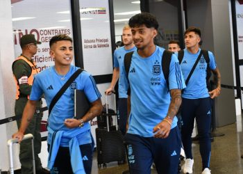 La Selección Sub 23 ya está en Venezuela para afrontar el Preolímpico 