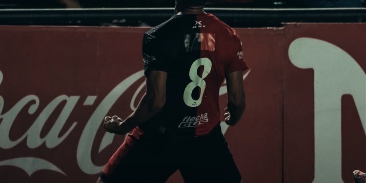 La jornada emotiva que vivió Fede Jourdan al marcar su primer gol con la camiseta de Colón