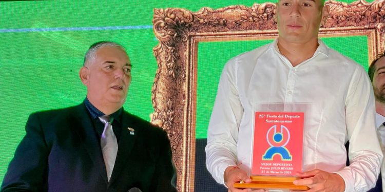 Mauricio Martínez, elegido el deportista del 2023 en la Fiesta del Deporte Santotomesino