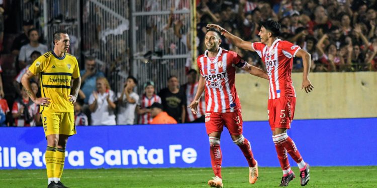 Unión le ganó a Boca, metió el tercero al hilo y sueña