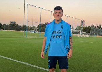 Alan Forneris, juvenil de Colón, tuvo su primer entrenamiento con la Sub 20