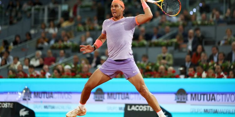 Rafa Nadal perdió ante Lehecka y se despidió del Mutua Madrid Open