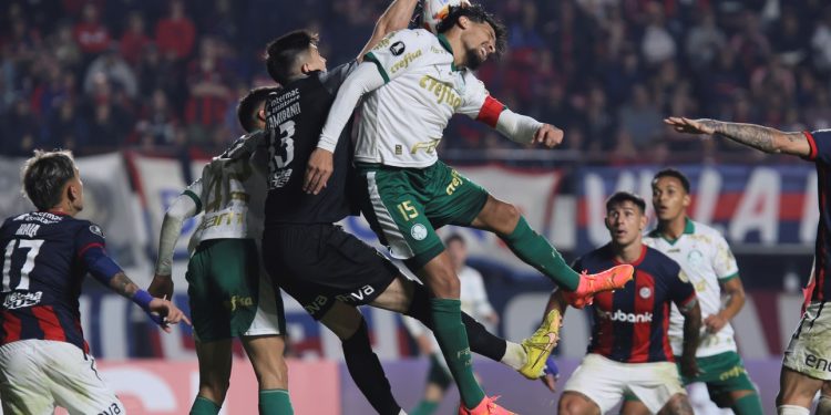 San Lorenzo empató 1-1 ante Palmeiras en el debut de la Copa Libertadores