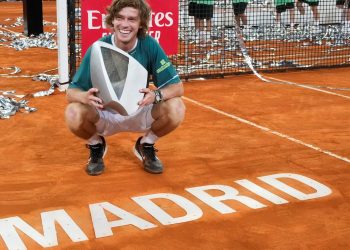Masters 1000 de Madrid: Rublev se consagró campeón al derrotar en tres sets a Felix Auger Aliassime