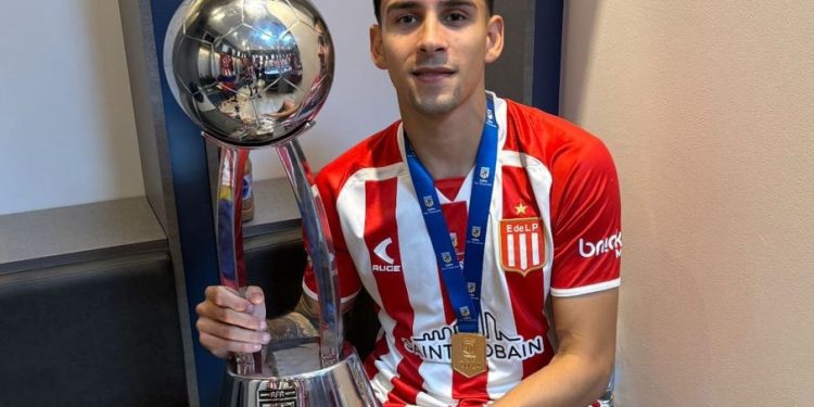 Meza celebró su título con Estudiantes acordándose de Colón