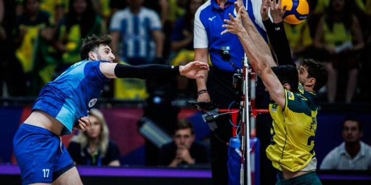 Argentina cayó ante Brasil por la Liga de Naciones de Vóley