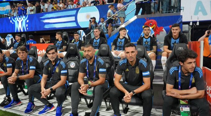 Scaloni: «Sea como sea el partido, el equipo siempre está»