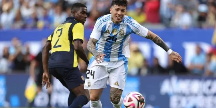 La emoción de Enzo Fernández por volver a vestir la camiseta de la Selección Argentina