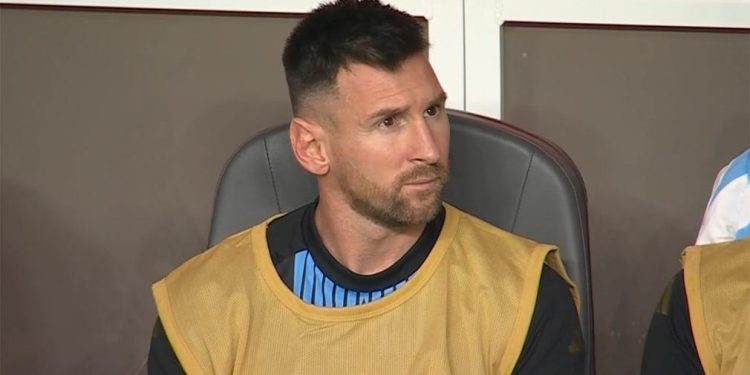 Messi podría ir al banco de suplentes en cuartos de final