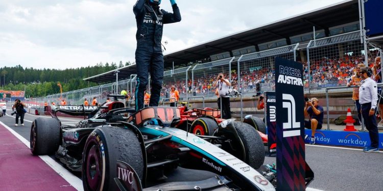 George Russell ganó el GP de Austria