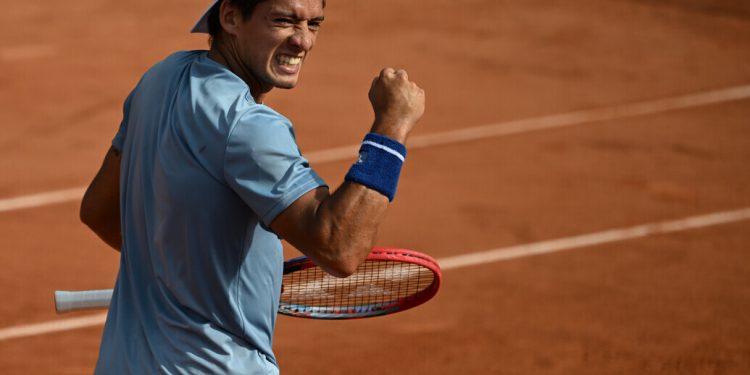 Sebastián Báez está en los octavos de final de los Juegos Olímpicos de París