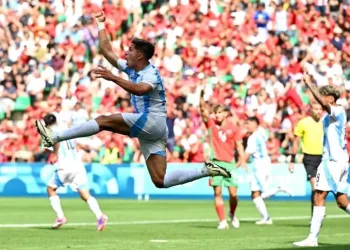 Argentina debutó con un agónico empate ante Marruecos en los JJOO