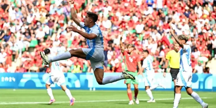 Argentina debutó con un agónico empate ante Marruecos en los JJOO