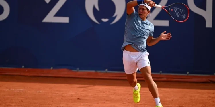 Sebastián Báez quedó afuera de los Juegos Olímpicos en los octavos de final