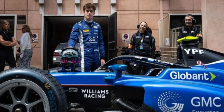 Colapinto estará a bordo de un Williams en la primera práctica libre del GP británico de F1
