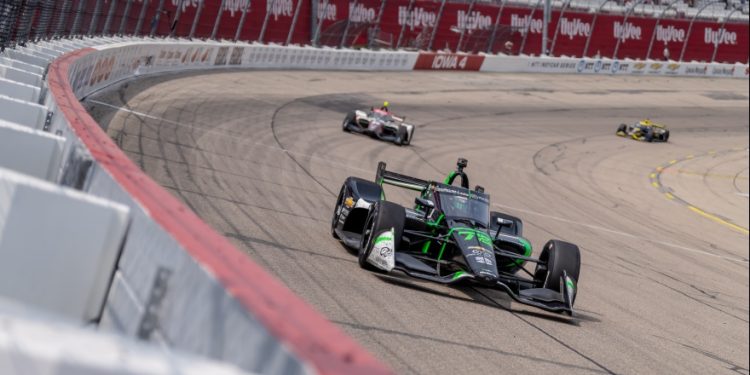 Indy Car: Agustín Canapino regresó a la senda del positivismo