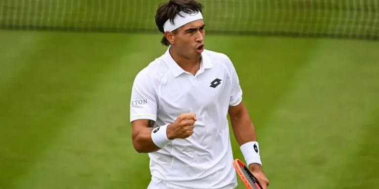 Francisco Comesaña sigue haciendo historia en Wimbledon
