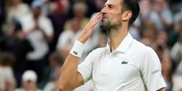 Novak Djokovic avanzó a las semifinales de Wimbledon sin jugar