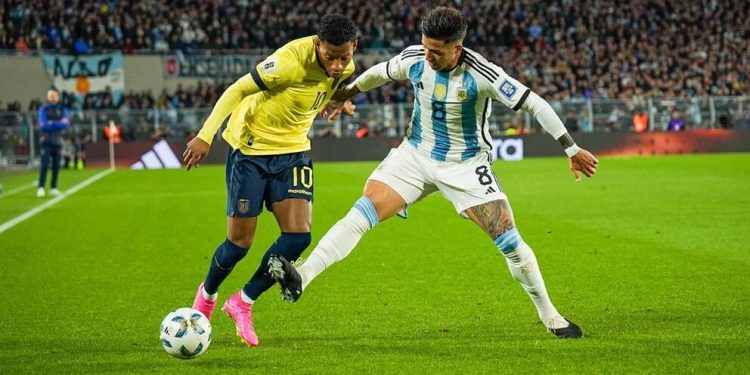 El historial favorable de la Selección Argentina ante Ecuador