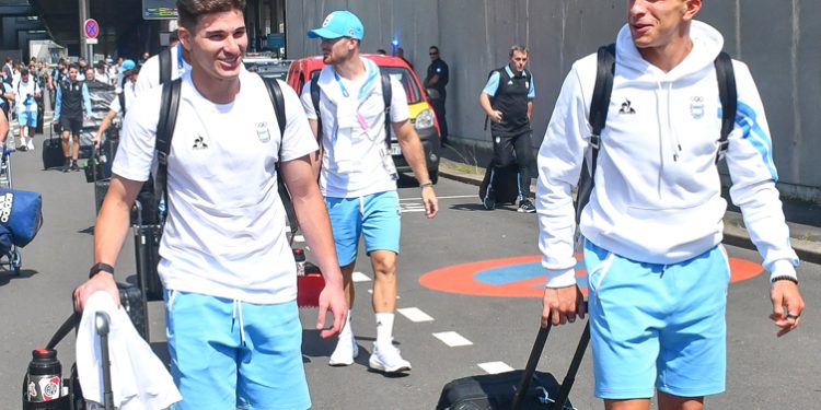 La Selección Argentina Sub 23 ya está en Burdeos para jugar ante Francia