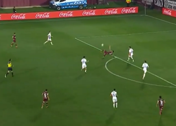 Video: un ex Unión le dio la victoria a Lanús con uno de los goles del año