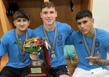 Tres juveniles de Colón fueron campeones en Japón con la Selección Sub20 del Ascenso