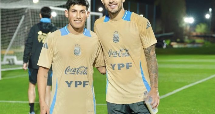Lautaro Vargas finalizó la semana de trabajo con la Selección Argentina Sub 20