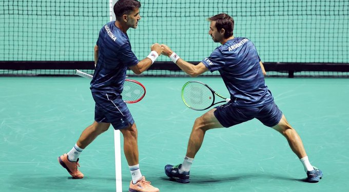 Copa Davis: Molteni y González cayeron en dobles ante Gran Bretaña