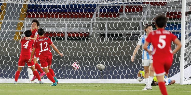 Argentina fue goleada ante Corea del Norte en el Mundial Sub20 femenino