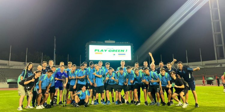 La Selección Sub 20 del Ascenso, con los juveniles de Colón, finalizó la Gira por Asia