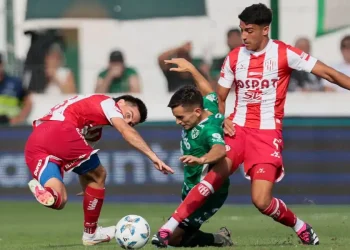 ST: Unión vence 3-1 a Sarmiento con goles de Palacios, Cuello y Tarragona
