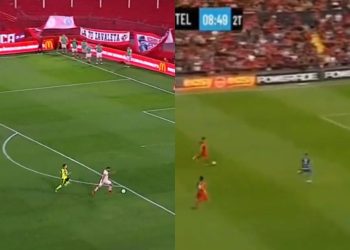 La jugada que a los hinchas de Colón les recordó a Wanchope
