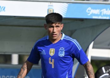 Lautaro Vargas fue titular en la victoria de la Selección Argentina Sub 20 ante Uzbekistán