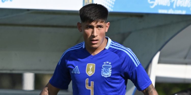 Lautaro Vargas fue titular en la victoria de la Selección Argentina Sub 20 ante Uzbekistán