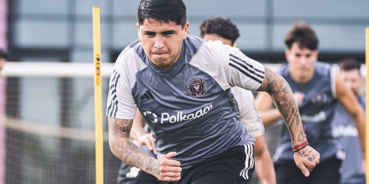 Facu Farías ya entrena a la par del plantel del Inter Miami