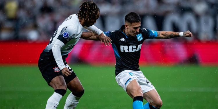Racing igualó ante Corinthians en Brasil y sueña con la final de la Sudamericana