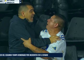 Graves incidentes en Boca-Gimnasia LP: Riquelme se metió a separar