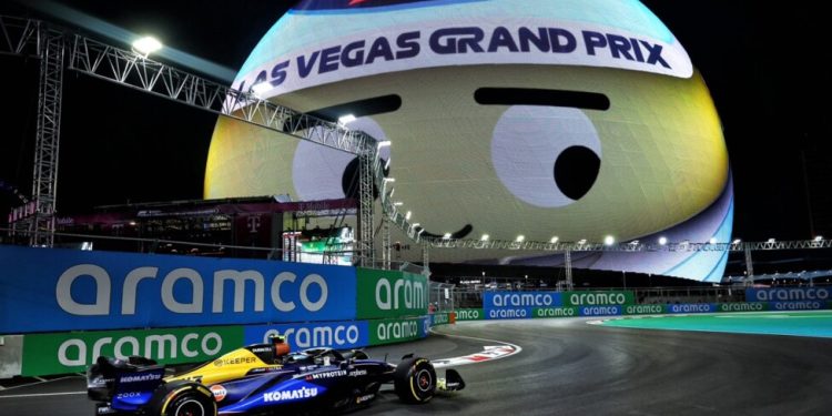 Franco Colapinto terminó 17º en la primera práctica del GP de Las Vegas