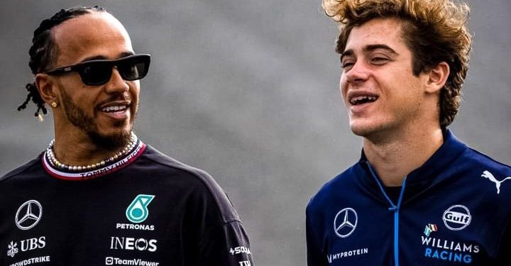 GP de Brasil: La reacción de Hamilton luego del choque de Franco Colapinto