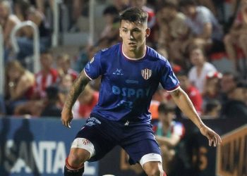 Mateo Del Blanco fue reconocido por la Liga Profesional de Fútbol
