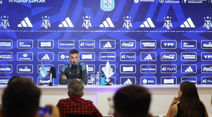 Lionel Scaloni habló en la previa del partido de la Selección Argentina ante Perú