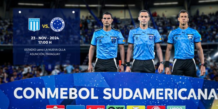 La final de la Copa Sudamericana entre Racing y Cruzeiro tiene árbitro confirmado